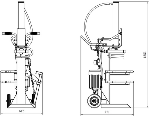Parte troncos Anova gasolina RLT15GC
